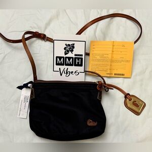 Dooney & Bourke Vintage YI299 Nylon Crossbody Pouchette - BLK - NWT